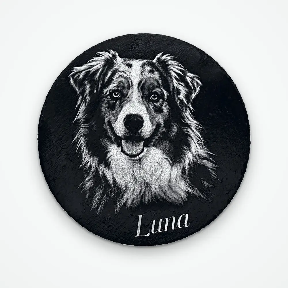 Round slate, Ø 28 cm