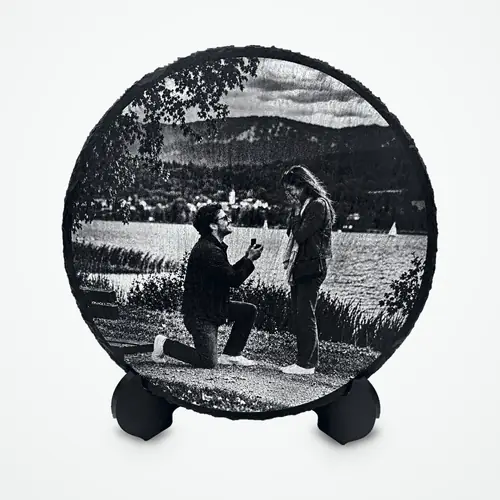 Proposal photo, on its stand